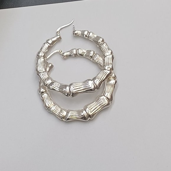 925 Sterling Silver Hoop Earrings